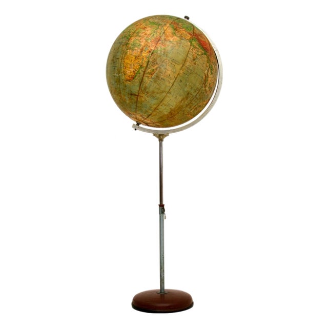 Large Vintage Floor Standing Globe, 1960s For Sale