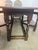 Chestnut English Oak Gateleg Dining Table With Turned Supports For Sale - Image 8 of 15