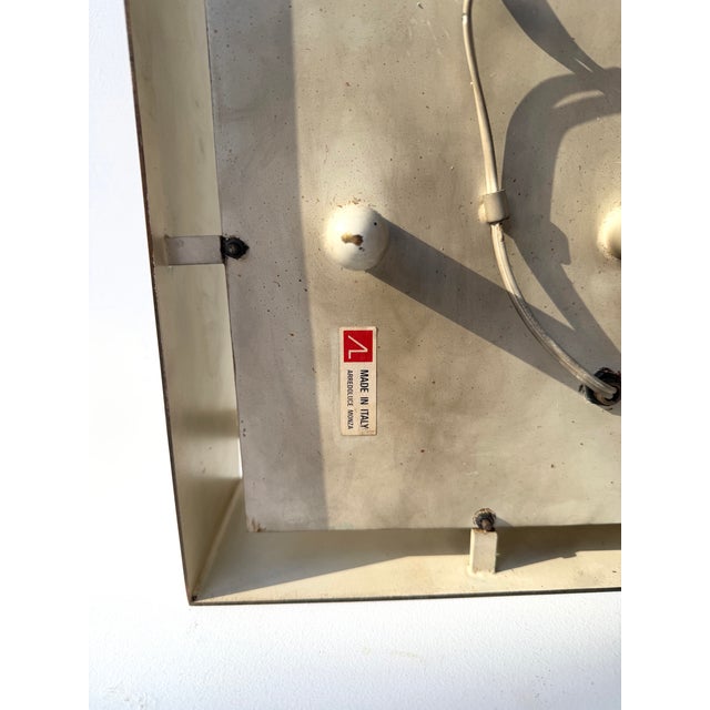 Pair of Brass Sconces "Finestra" 12664 by Gio Ponti for Arredoluce. Italy, 1950s For Sale - Image 6 of 17