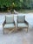 Gorgeous gold painted bamboo caned chairs. From traditional, rustic, Hollywood regency, or MCM these forever classic...