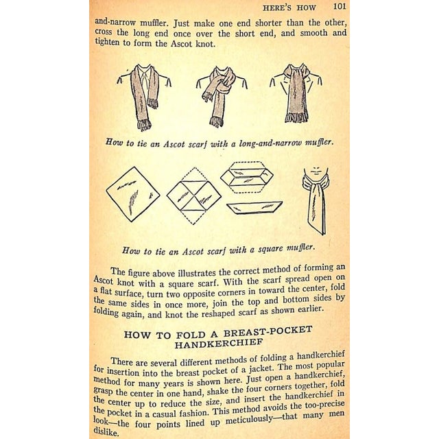 1950s "Right Dress; Success Through Better Grooming" Bacharach, Bert 1955 For Sale - Image 5 of 12