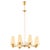 Brass and Fabric Chandelier by Hans Bergström for Asea, 1950s For Sale - Image 14 of 14