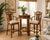 Elegant pair of vintage rattan bar armchairs featuring graceful Chinoiserie-inspired styling with gently arched crest...