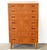 Mid-Century Modern 1950s Omann Jun. Møbelfabrik Danish Teak 7 Drawer , Highboy / Tall Dresser Designed by Gunni Omann For Sale - Image 3 of 12