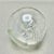 Transparent Vintage Iridescent Controlled Bubble Art Glass Paperweight For Sale - Image 8 of 9