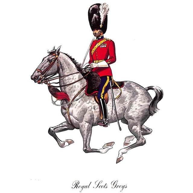 Suitable for framing Print Sz: 12 3/4"H x 9 3/4"W The Royal Scots Greys was a cavalry regiment of the Scots Army that...