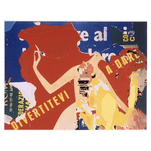 Divertitevi a dare, 1998 Mimmo Rotella For Sale