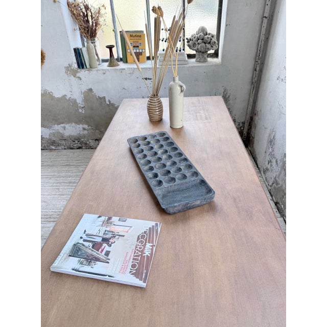 Farmhouse Table with Turned Pine and Birch Legs, 1960s For Sale - Image 16 of 18