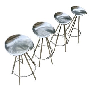Set of 4 Pepe Cortés for Knoll Jamaica Counter Stools For Sale