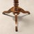 19th Century Walnut Coat Rack with Turned Shaft, Italy For Sale - Image 6 of 7