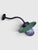 Blue Outdoor Gooseneck Wall Light, 1920s For Sale - Image 8 of 8