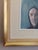 Paint Mid-Century Modern Swedish "Whispers" Vintage Figurative Portrait Mixed Media Painting, Framed For Sale - Image 7 of 13