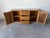 Vintage Coastal Woven Rattan Wrapped Cabinet With Wood Trim & Glass For Sale In Miami - Image 6 of 12