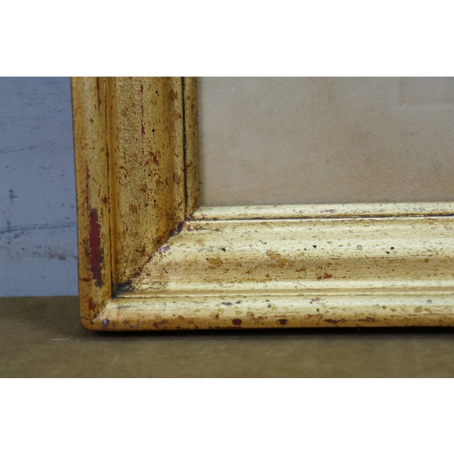 Early 20th Century Antique Signed Antoine Calbet Awakening the Sleeping Beauty Etching 25" For Sale - Image 5 of 11