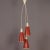 Red Perfolux Pendant by N. Hiemstra for Hiemstra Evolux, 1950s For Sale - Image 6 of 12