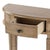 Wood Mozart 31.5 in. W Demilune Wood 1 Drawer Console Table with Open Lower Shelf, Antique Beige For Sale - Image 7 of 11