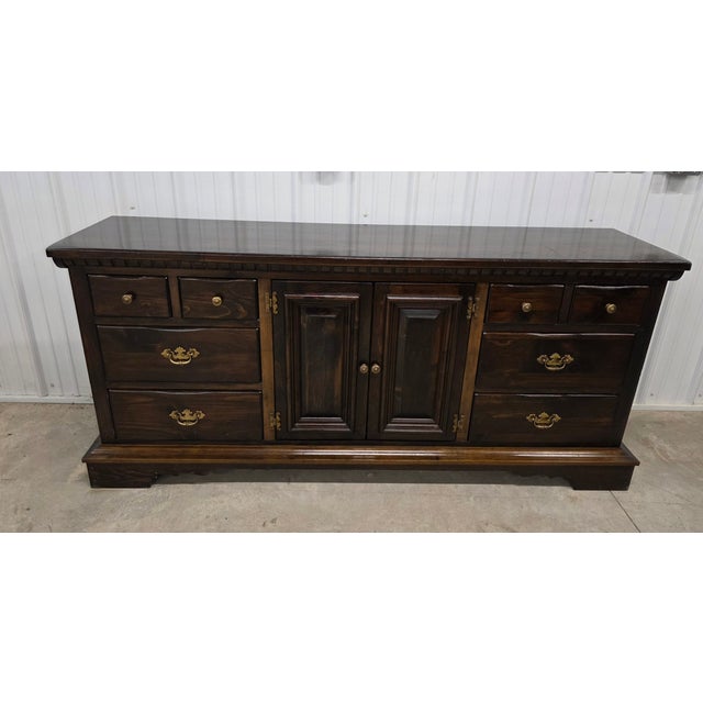 Vintage Rare 1970's Pennsylvania House 7 Piece Bedroom Set Queen Size Bed Wow For Sale - Image 11 of 18