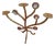 Brutalist Sculptural Candelabra, 1980s For Sale
