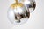Gold Vintage Italian Arc Floor Lamp in Brass and Chrome, 1970s For Sale - Image 8 of 9