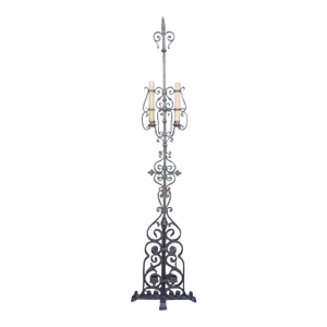 1920s Monumental Spanish Revival Floor Lamp