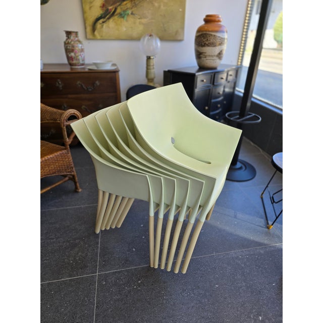 6 DR. NO Armchairs by Philippe Starck for Kartell, 2010, Set of 6 For Sale - Image 11 of 14
