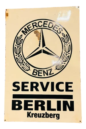 Mercedes Benz Workshop Sign, 1970s