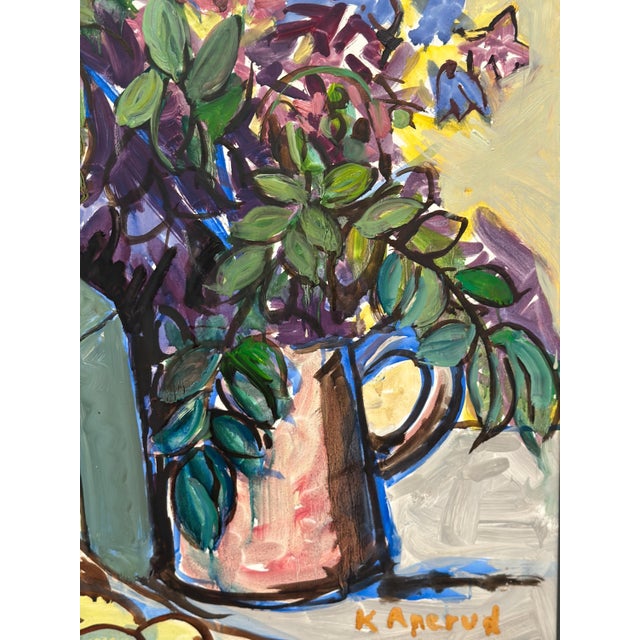 Knut Anerud, Large Still Life, 1950s, Oil on Panel, Framed For Sale - Image 11 of 18