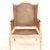 Wood Louis XV Bergere Pair - Double Caned - Down Filled Clarence House Cushions For Sale - Image 7 of 12