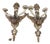 Pair of French 19th Century Carved Swan Sconces For Sale