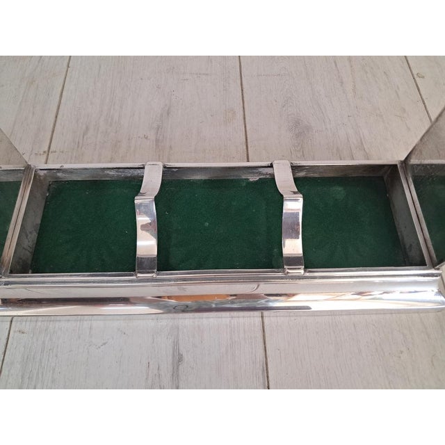 Antique Tantalus Silver Plated Decanters, 1880, Set of 4 For Sale - Image 17 of 18