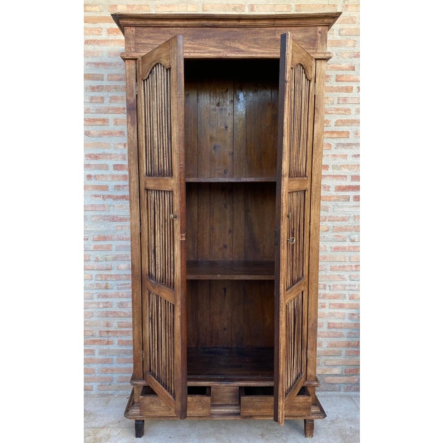 Brown 18th Century Cupboard or Cabinet, Wine Rack, Pine, French, Restored For Sale - Image 8 of 18