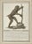 A framed engraving "Il Babbuino di Bosco", made in Milan, Italy, circa 1812.