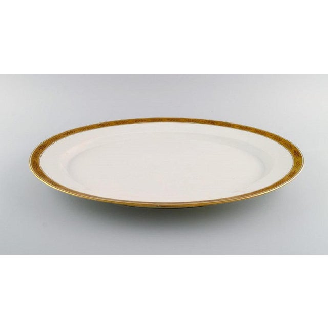 Royal Copenhagen Porcelain Service No. 607 Colossal Serving Dish from Royal Copenhagen, 1943 For Sale - Image 4 of 6