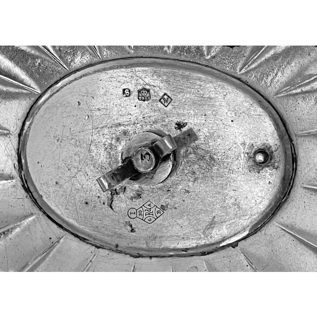 Metal Antique Victorian English Silverplate Meat Dome Cloche – Thomas Bradbury & Sons, Sheffield, 1872 For Sale - Image 7 of 7