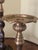 Heavy Metal Bronze with Brass Candle Holders . Set of 3 includes: Qty 1 - 13.25 inches High , 4 Inches Depth (top outside)...