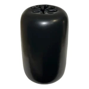 Mid-Century Modern Black Glaze Ceramic Vase by David Gil for Bennington, 1950s