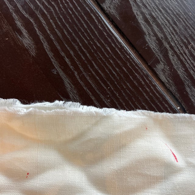 Heather Chadduck Grande Frond Caramel Linen Fabric - 4 3/4 Yards For Sale In New York - Image 6 of 9