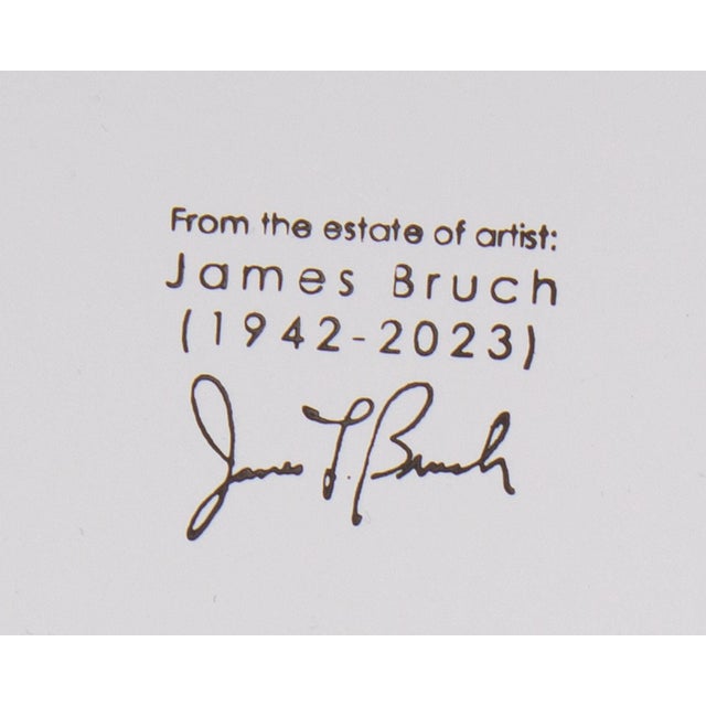 Early 21st Century Abstract Mixed Media Painting by James L. Bruch For Sale - Image 5 of 7