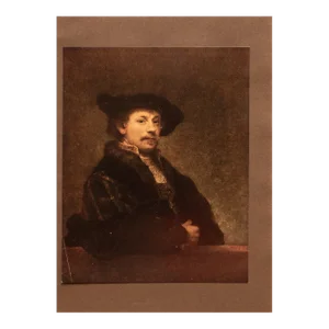 1905 After Rembrandt "Self-Portrait", First Edition Full-Color Print by Mortimer Menpes