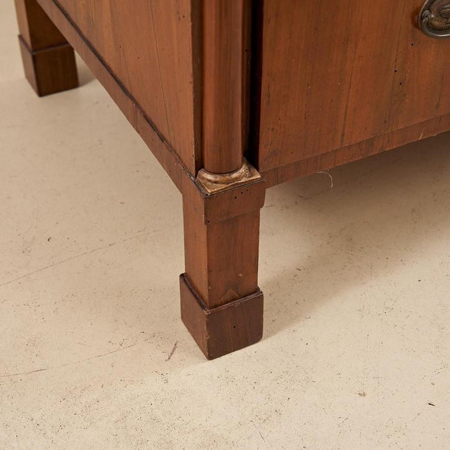 Brown Veneered Empire Chest of Drawers For Sale - Image 8 of 18