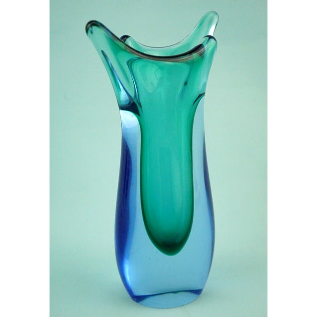 Murano Sommerso Glass Vases attributed to Flavio Poli, Italy, 1930s, Set of 2 For Sale - Image 11 of 18