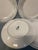 White 1980s Diana Fine China by Crown Ming Set of 4 Dinner Plates For Sale - Image 8 of 16