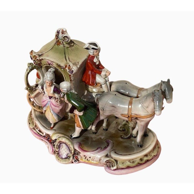 Porcelain Carriage from Gräfenthal, 1830s For Sale - Image 10 of 13