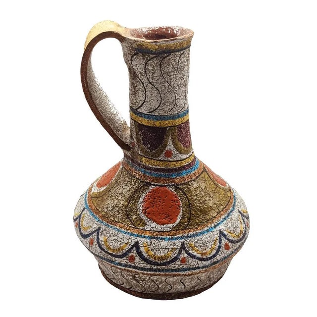 Red Glazed Terracotta Amphora Vase by Mamma Ro, 1970s For Sale - Image 8 of 12
