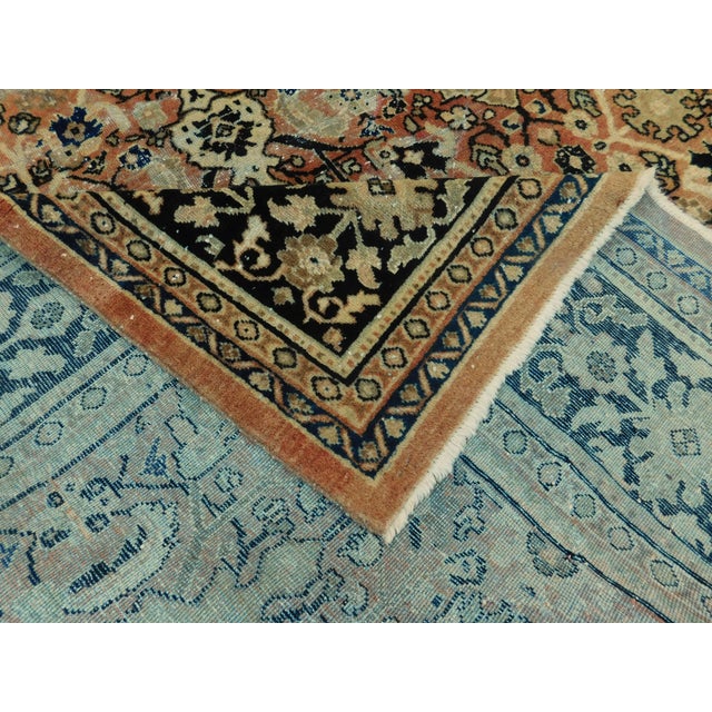1930s Antique Persian Mahal Rug. 10'4"x 12'10" For Sale - Image 5 of 18