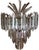 Mid-Century Modern 1960s Five-Tier Lucite Palm Chandelier For Sale - Image 3 of 8