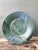 This original studio pottery platter is a masterwork of Organic Modernism, showcasing a mesmerizing hand-thrown concentric...