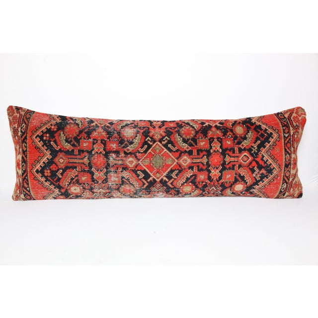 Here i am listing a 100% Handmade double knotted rug pillow cover, made from antique Persian tribal carpet rug. This’s a...