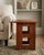 2020s Mission Solid Oak Square End Table With Cut Outs - Michael's Cherry (Mc1) For Sale - Image 5 of 8