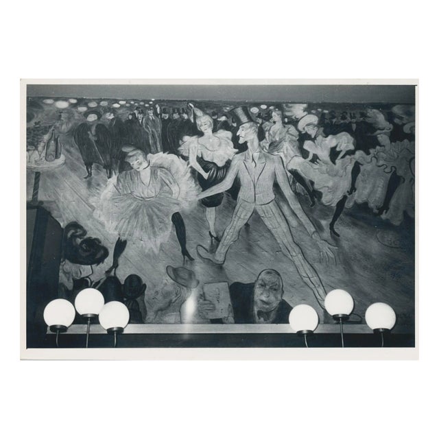 Paris, Montmartre, Pigalle, Red Mill, 1955, Silver Gelatine Print For Sale